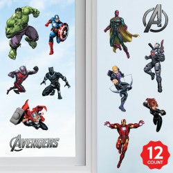 271672 Avengers window/wall decals 12ct