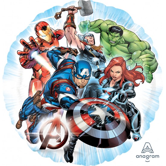 34655 18" Avengers Foil Balloon (Not Inflated)