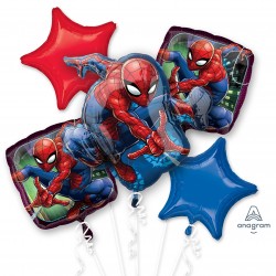 34667 Spider-Man Bouquet Foil Balloon (Not Inflated)