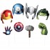 46339   Avengers Photo Booth Props 8pk