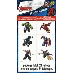 59709 Avengers Tattoos 24pcs