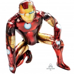 A110062 54" Avengers Iron Man Air Walker Foil Balloon (Not Inflated)