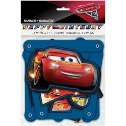 59946  Disney Cars Large 6.2ft Jointed Banner  (189cm) 