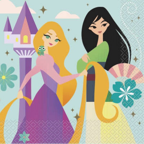 23142  Disney Princess Lunch Napkins (16ct)