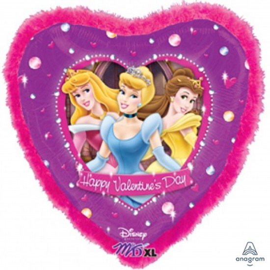 14777 32" Disney Princesses Sparkle Valentine Supershape XL Doo-Dads (Not Inflated)