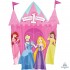 25328 26" Princesses 1st Birthday Castle Jumbo Foil Balloon (Not Inflated)