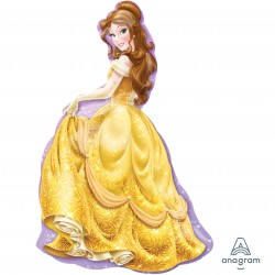 28473 39" Princess Belle Super Shape Foil Balloon (Not Inflated)