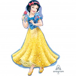 28474 37" Princess Snow White Super Shape Foil Balloon (Not Inflated)