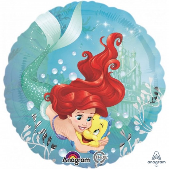 33823 17" Ariel Dream Big Foil Balloon (Not Inflated)