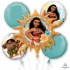 33956 Moana Bouquet Foil Balloon  (Not Inflated)