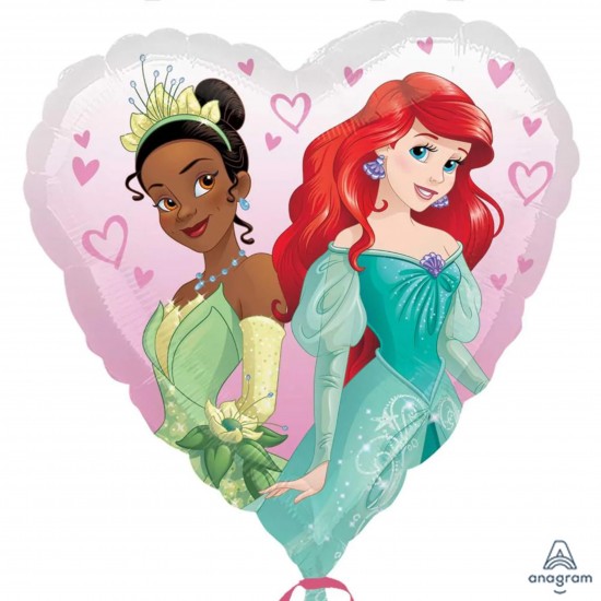 34267 18" Princess Dream Big Heart shape Foil Balloon (Not Inflated)