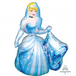 23474 48" Cinderella Princess Jumbo Airwalker Balloon (Not Inflated)