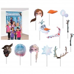 672087 Frozen 2 Wall Decorating Kit with 12 Photos Props