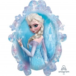 28162 31" Anna and Elsa Frozen Large Foil Balloon (Not Inflated)