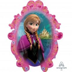 28162 31" Anna and Elsa Frozen Large Foil Balloon (Not Inflated)