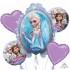 29011 Frozen Elsa and Anna Birthday Balloon Bouquet (Not Inflated)