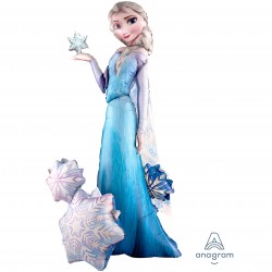 A110087 57" Elsa the Snow Queen Air Walker Foil Balloon (Not Inflated)