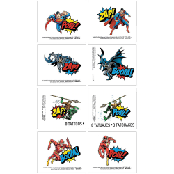 12208 Justice League Tattoos 8pcs