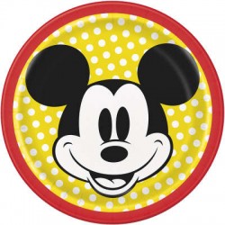 78484 Mickey Mouse Classic Dessert Plates 8ct