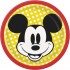 78484 Mickey Mouse Classic Dessert Plates 8ct