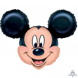 07764 26" Mickey Mouse Head Foil Balloon (Not Inflated)