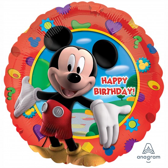 14055 18" Mickey's Clubhouse Birthday Balloon (Not Inflated)