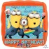 29953 18" Despicable Me Happy Birthday Balloon (Not Inflated)