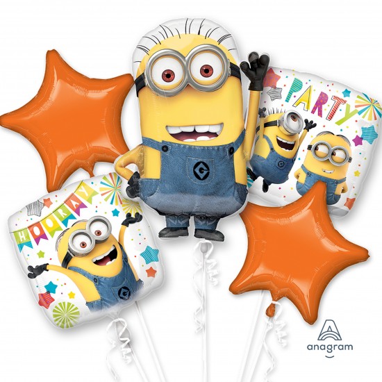 36149 Despicable Me Party Balloon Bouquet (Not Inflated)