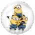 401572 18" Despicable Me Minion Party White Balloon (Not Inflated)