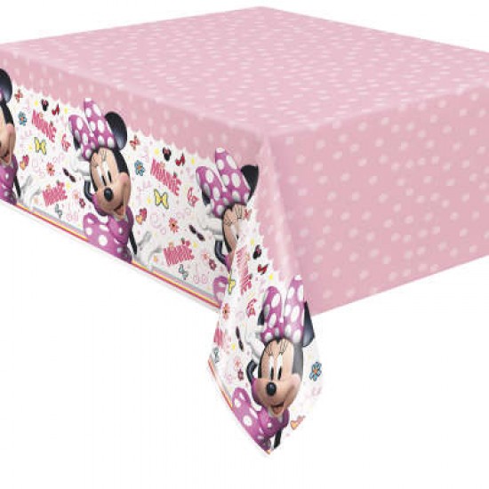 79233   Minnie Mouse Premium Table Cover 1.37m x 2.13m