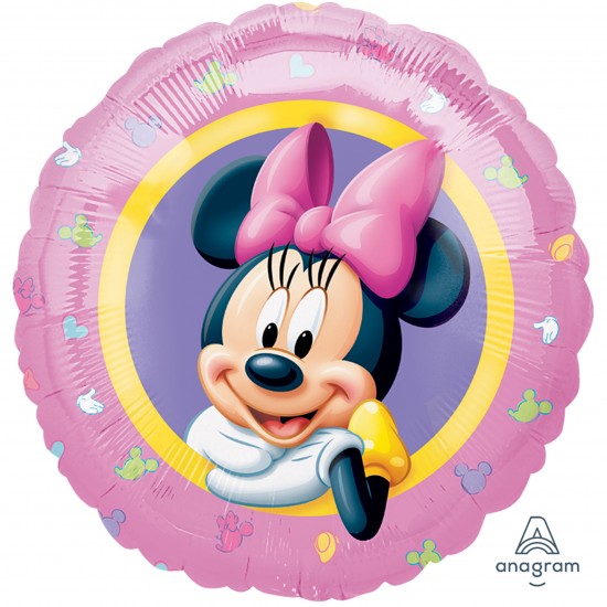 10959 18" Pink Minnie Portrait FoilBalloon (Not Inflated)