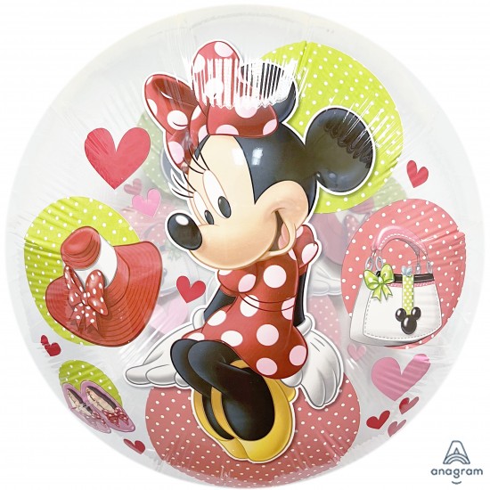 26222 26" Minnie Mouse See-Thru Balloon (Not Inflated)