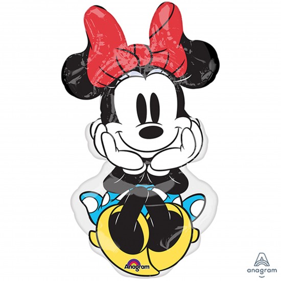 33124 34" Minnie Rock The Dots Large Foil Balloon (Not Inflated)