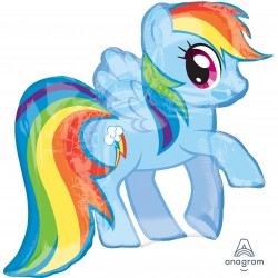 26467	28" My Little Pony Rainbow Dash Foil Balloon (Not Inflated)