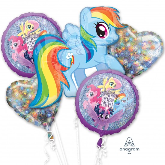 37336 My Little Pony Friendship Adventure Balloon Bouquet (Not Inflated)