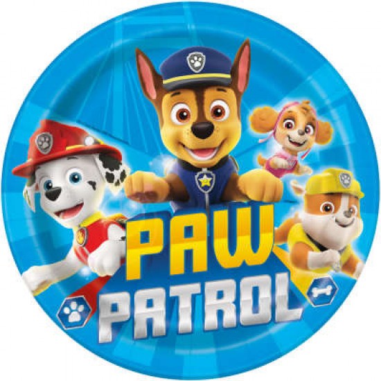 77425 PAW Patrol Dinner Plates 8ct