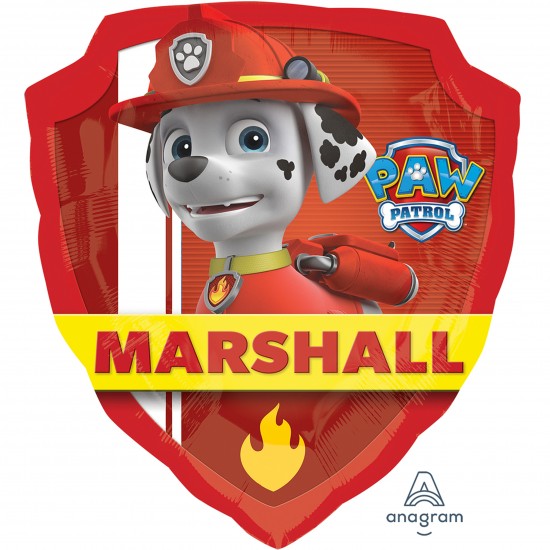 30182 25" PAW Patrol Chase and Marshall Large Foil Balloon (Not Inflated)