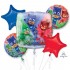 34676 PJ Masks Foil Balloon Bouquet (Not Inflated)