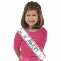 342626 Peppa Pig Birthday Girl Fabric Sash