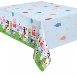 78213   Peppa Pig and Friends Plastic Table Cover 1.37m x 2.13m