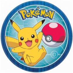 541859 Pokemon Core Dessert Plates 8ct