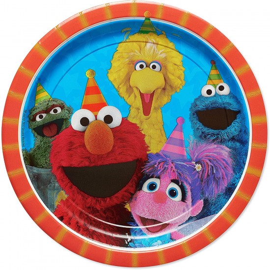 551672 Sesame Street Dinner Plates 8ct