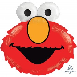 02500 20" Elmo Head Shape Balloon (Not Inflated)