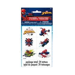 59240 Spider Man Tattoos 24pcs