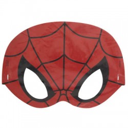 61192 Spider Man Party Mask 8ct