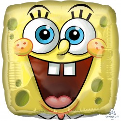 18331 18" SpongeBob Square Face Balloon (Not Inflated) 