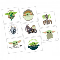 20377 Mandalorian Tattoos 8pcs