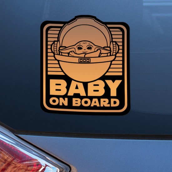 271670 Baby Yoda Mandalorian car decal