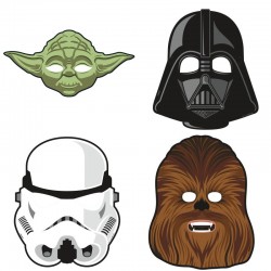 360409 Star Wars Classic Party Masks 8ct