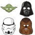 360409 Star Wars Classic Party Masks 8ct